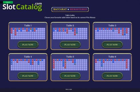Οθόνη2. Baccarat Remastered Κουλοχέρης 