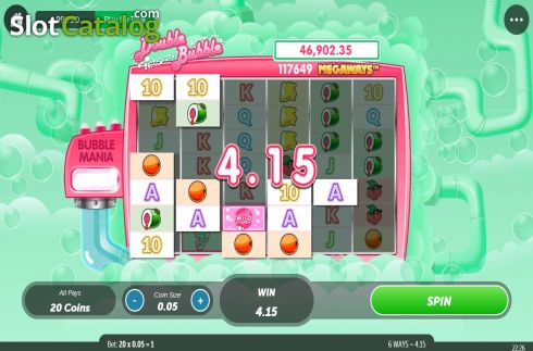 Οθόνη5. Double Bubble Megaways Κουλοχέρης