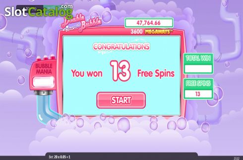 Οθόνη9. Double Bubble Megaways Κουλοχέρης