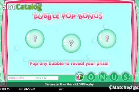Οθόνη5. Double Bubble Triple Jackpot Κουλοχέρης