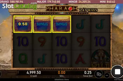 Οθόνη3. Pharaoh (Royal Slot Gaming) Κουλοχέρης
