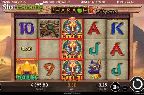 Οθόνη3. Pharaoh II (Royal Slot Gaming) Κουλοχέρης