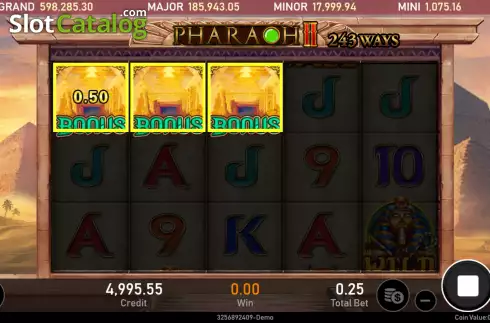 Οθόνη4. Pharaoh II (Royal Slot Gaming) Κουλοχέρης