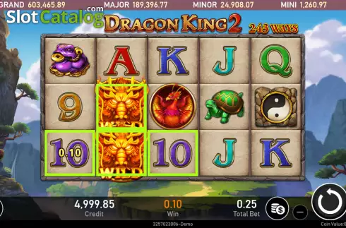 Οθόνη3. Dragon King 2 Κουλοχέρης