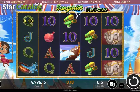 Οθόνη4. Songkran (Royal Slot Gaming) Κουλοχέρης