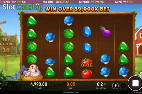 Οθόνη3. Happy Farm (Royal Slot Gaming) Κουλοχέρης
