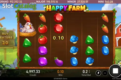 Οθόνη4. Happy Farm (Royal Slot Gaming) Κουλοχέρης