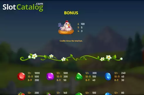 Οθόνη7. Happy Farm (Royal Slot Gaming) Κουλοχέρης