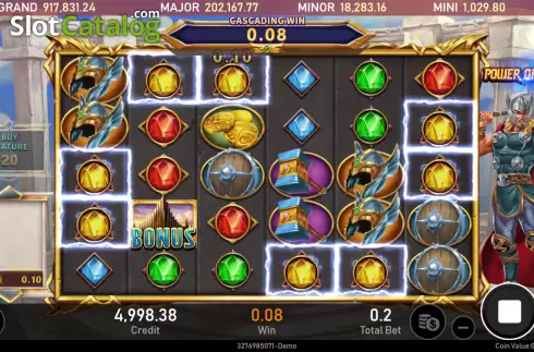 Οθόνη3. Power of Thor (Royal Slot Gaming) Κουλοχέρης