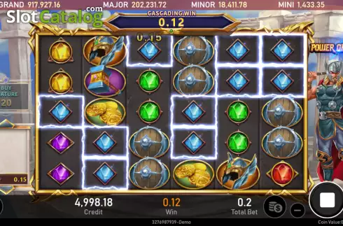 Οθόνη4. Power of Thor (Royal Slot Gaming) Κουλοχέρης