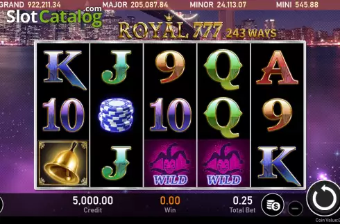 Οθόνη2. Royal 777 Κουλοχέρης 
