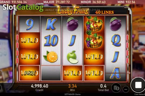 Οθόνη3. Lucky Fruits (Royal Slot Gaming) Κουλοχέρης