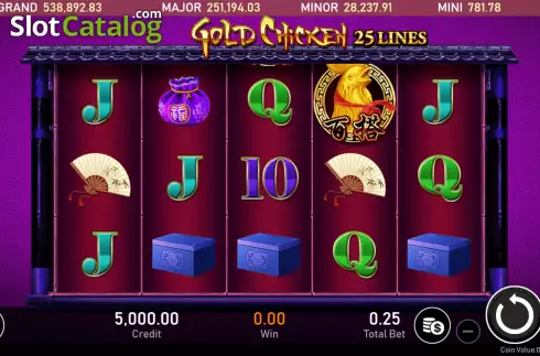 Οθόνη2. Gold Chicken Κουλοχέρης
