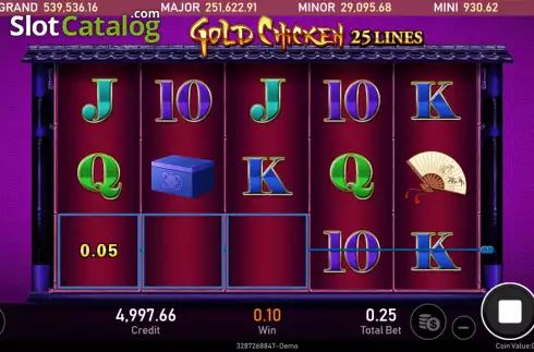 Οθόνη4. Gold Chicken Κουλοχέρης