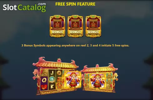Οθόνη7. God of Wealth (Royal Slot Gaming) Κουλοχέρης