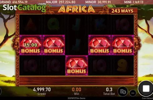 Οθόνη3. Africa (Royal Slot Gaming) Κουλοχέρης