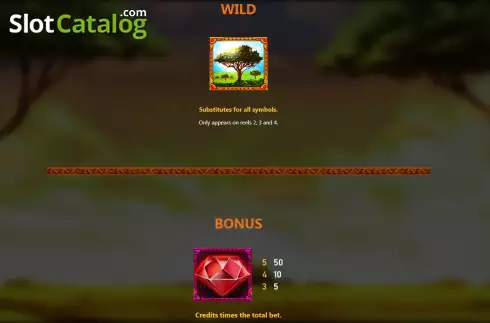 Οθόνη6. Africa (Royal Slot Gaming) Κουλοχέρης