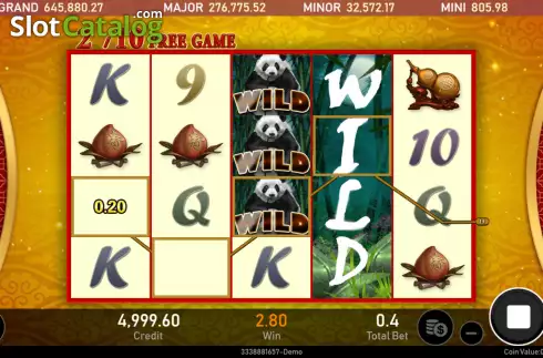 Οθόνη3. Wild Panda (Royal Slot Gaming) Κουλοχέρης