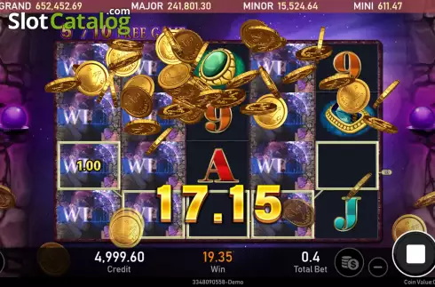 Οθόνη5. Magic Gem Κουλοχέρης