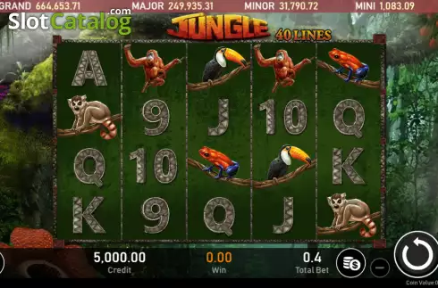 Οθόνη2. Jungle (Royal Slot Gaming) Κουλοχέρης