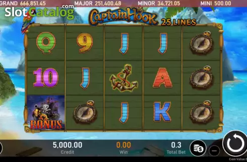Οθόνη2. Captain Hook Κουλοχέρης 