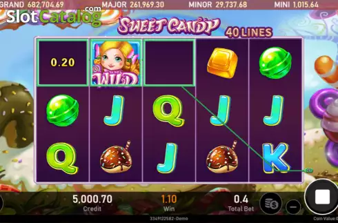 Οθόνη3. Sweet Candy (Royal Slot Gaming) Κουλοχέρης