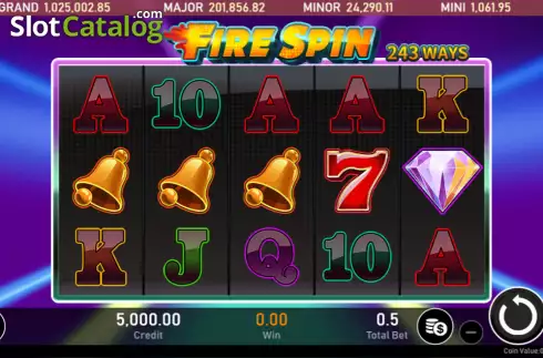 Οθόνη2. Fire Spin Κουλοχέρης