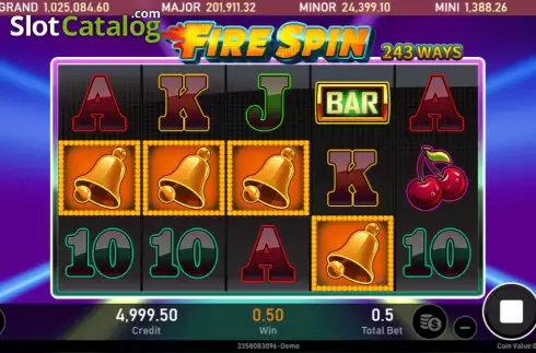 Οθόνη3. Fire Spin Κουλοχέρης