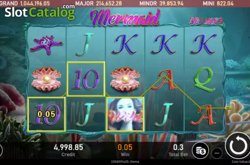 Οθόνη3. Mermaid (Royal Slot Gaming) Κουλοχέρης 