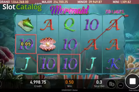 Οθόνη4. Mermaid (Royal Slot Gaming) Κουλοχέρης 