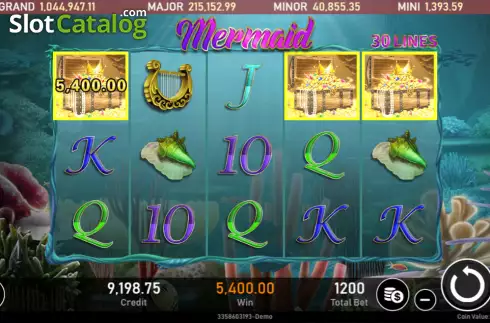 Οθόνη6. Mermaid (Royal Slot Gaming) Κουλοχέρης 