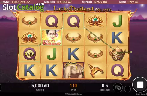 Οθόνη3. Lucky Thailand Κουλοχέρης