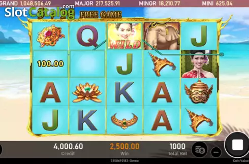 Οθόνη5. Lucky Thailand Κουλοχέρης