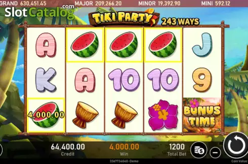 Οθόνη4. TiKi Party Κουλοχέρης