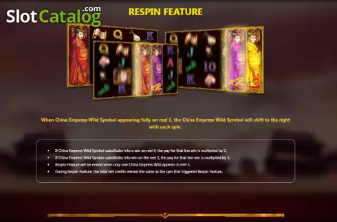 Οθόνη8. China Empress (Royal Slot Gaming) Κουλοχέρης