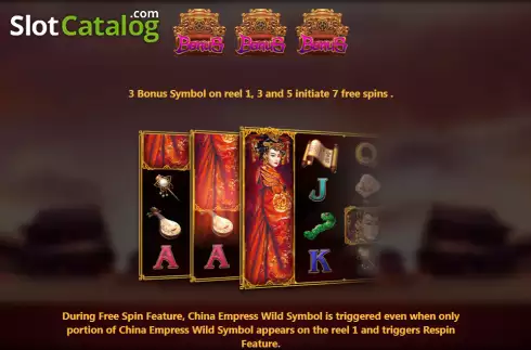 Οθόνη9. China Empress (Royal Slot Gaming) Κουλοχέρης