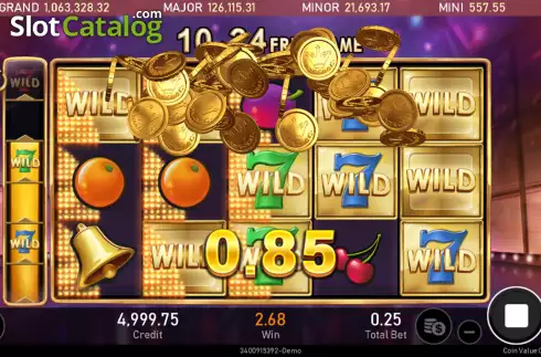 Οθόνη5. Sevens High (Royal Slot Gaming) Κουλοχέρης