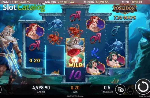 Οθόνη4. Poseidon (Royal Slot Gaming) Κουλοχέρης