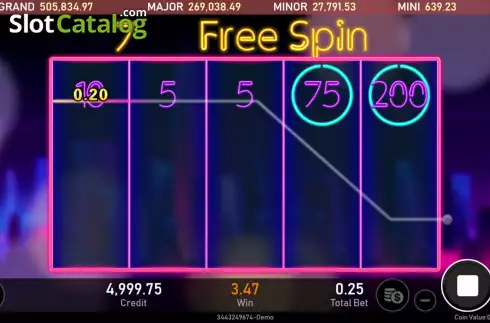 Οθόνη3. Neon Circle Κουλοχέρης 