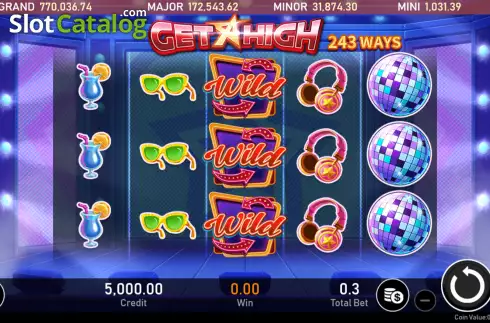 Οθόνη2. Get High (Royal Slot Gaming) Κουλοχέρης