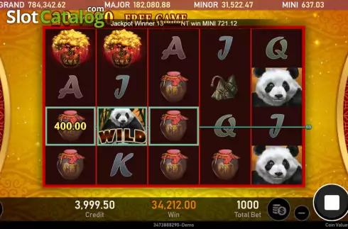Οθόνη4. Mystery Panda Κουλοχέρης