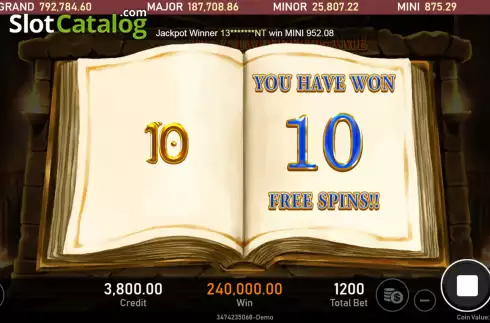 Οθόνη3. Book Of Gold (Royal Slot Gaming) Κουλοχέρης 