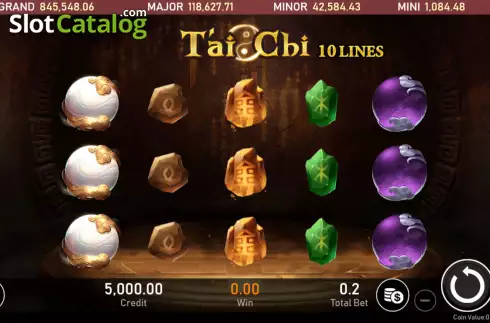 Οθόνη2. Tai Chi (Royal Slot Gaming) Κουλοχέρης