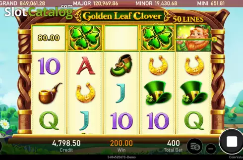 Οθόνη3. Golden Leaf Clover Κουλοχέρης