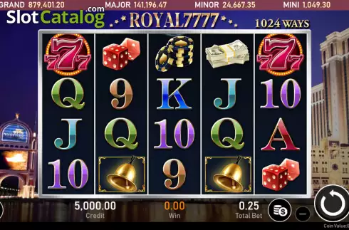 Οθόνη2. Royal 7777 Κουλοχέρης