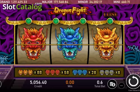 Οθόνη2. Dragon Fight (Royal Slot Gaming) Κουλοχέρης