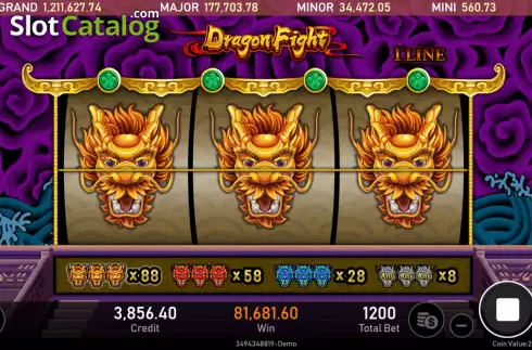 Οθόνη3. Dragon Fight (Royal Slot Gaming) Κουλοχέρης