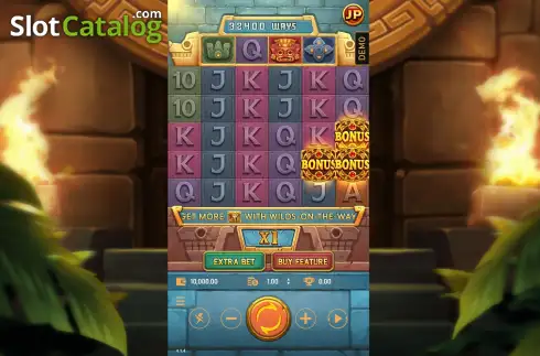 Οθόνη3. Fortune of Aztecs Κουλοχέρης