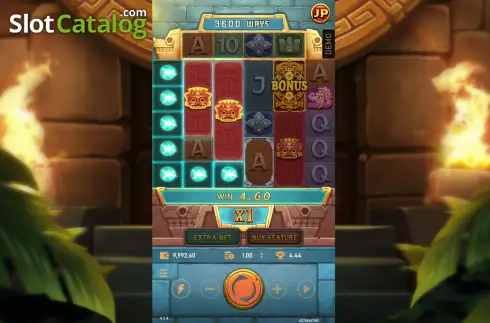 Οθόνη5. Fortune of Aztecs Κουλοχέρης