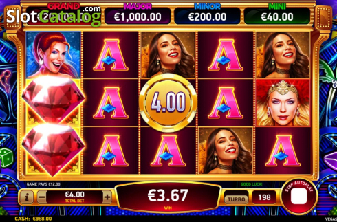 Οθόνη4. Vegas Hotties Κουλοχέρης 